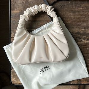 JW PEI Cream Shoulder Bag